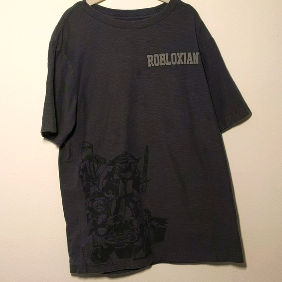 ✔️Robloxian T-shirt Gray Large Size 10/12 Roblox - Picture 1 of 6